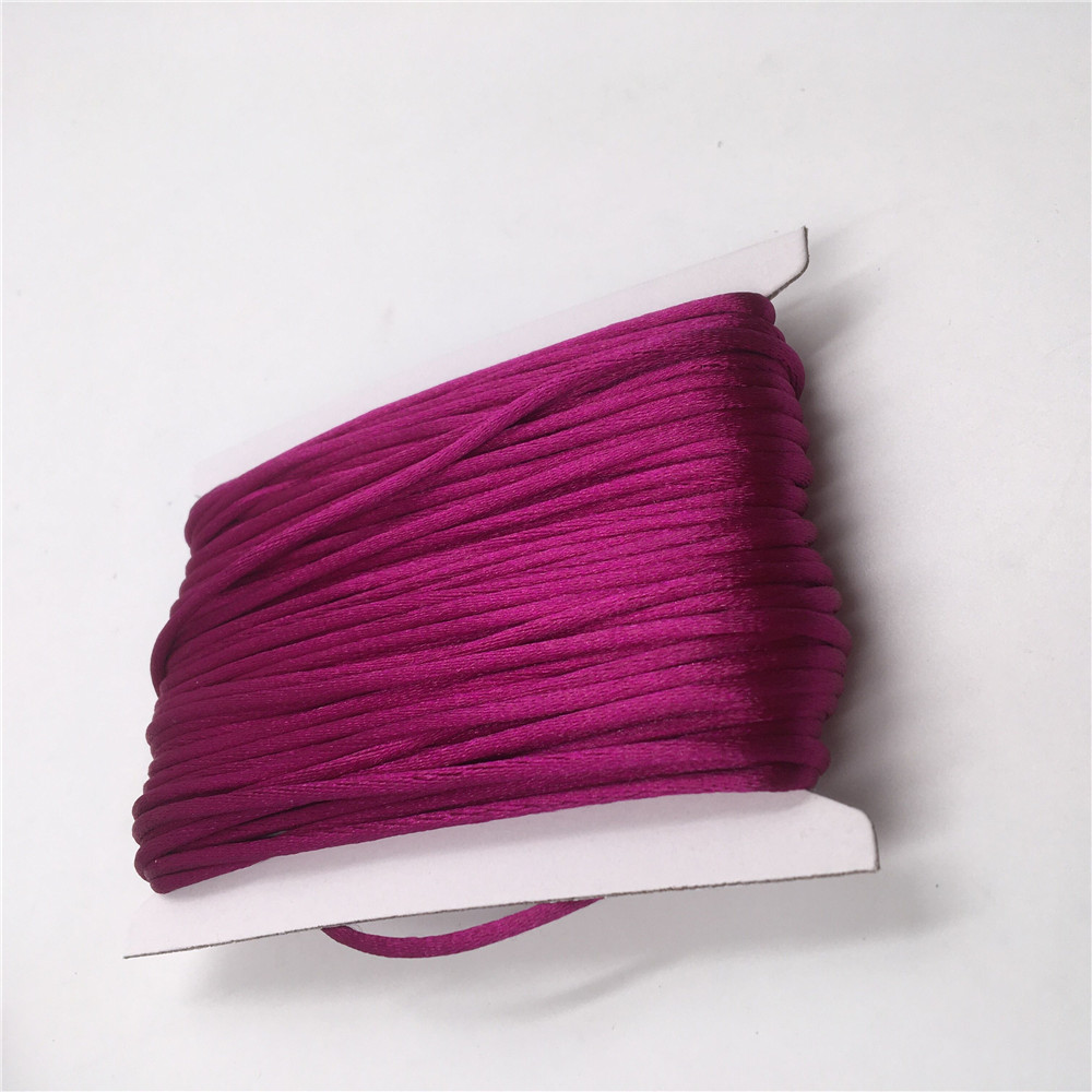 2Mm Braided Macrame ผ้าไหม Mac - Ribbon Wired Satin บทวิจารณ์และราคา