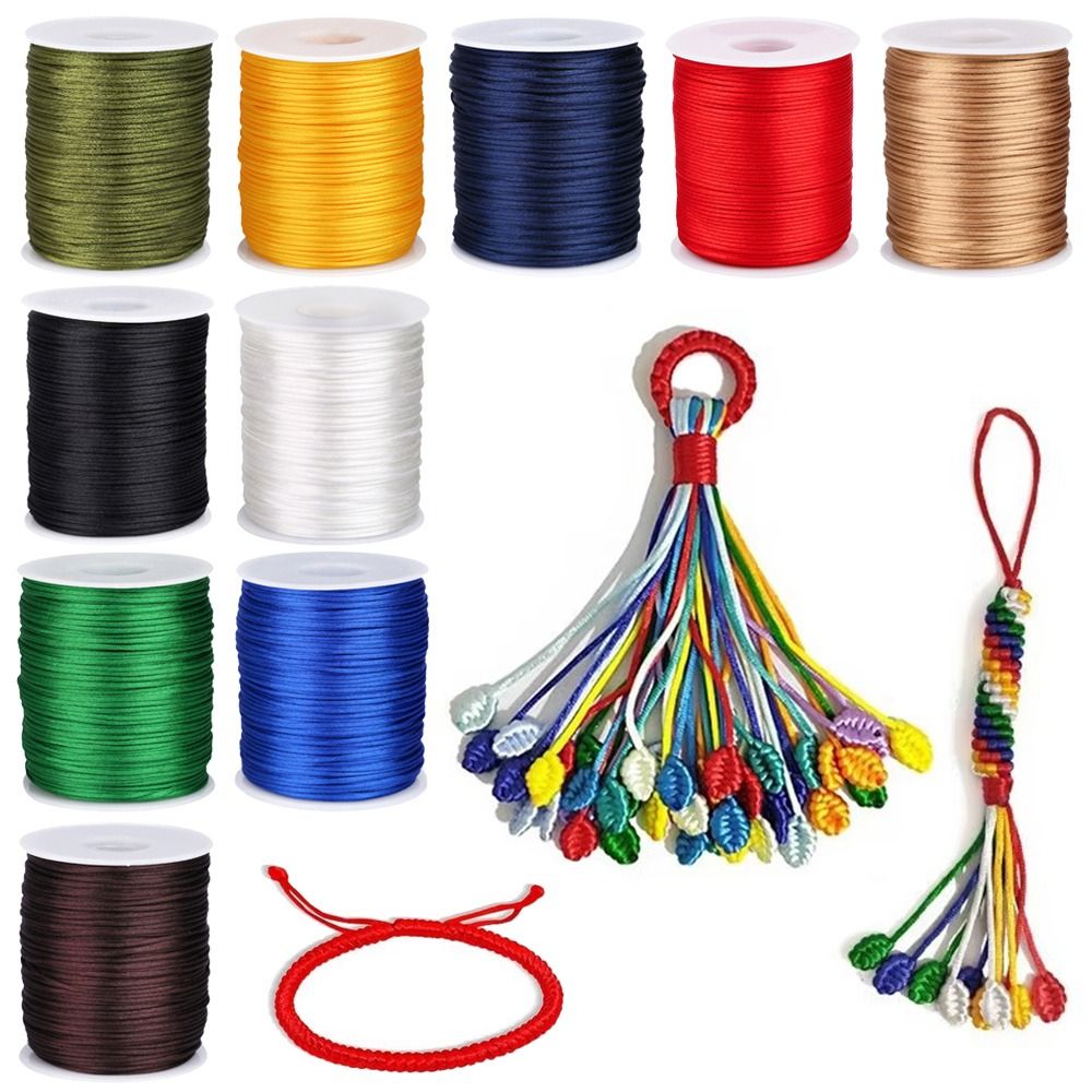 เชือกซาตินใหม่ขนาด 1.5 มม. ยาว - Ribbon Wired Satin บทวิจารณ์และราคา