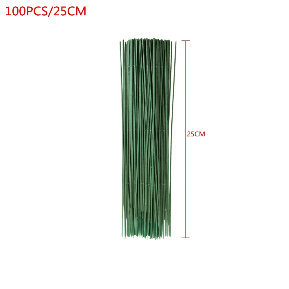 100PCS ประดิษฐ์ Potted Stem พล - Wire Stem Florist บทวิจารณ์และราคา
