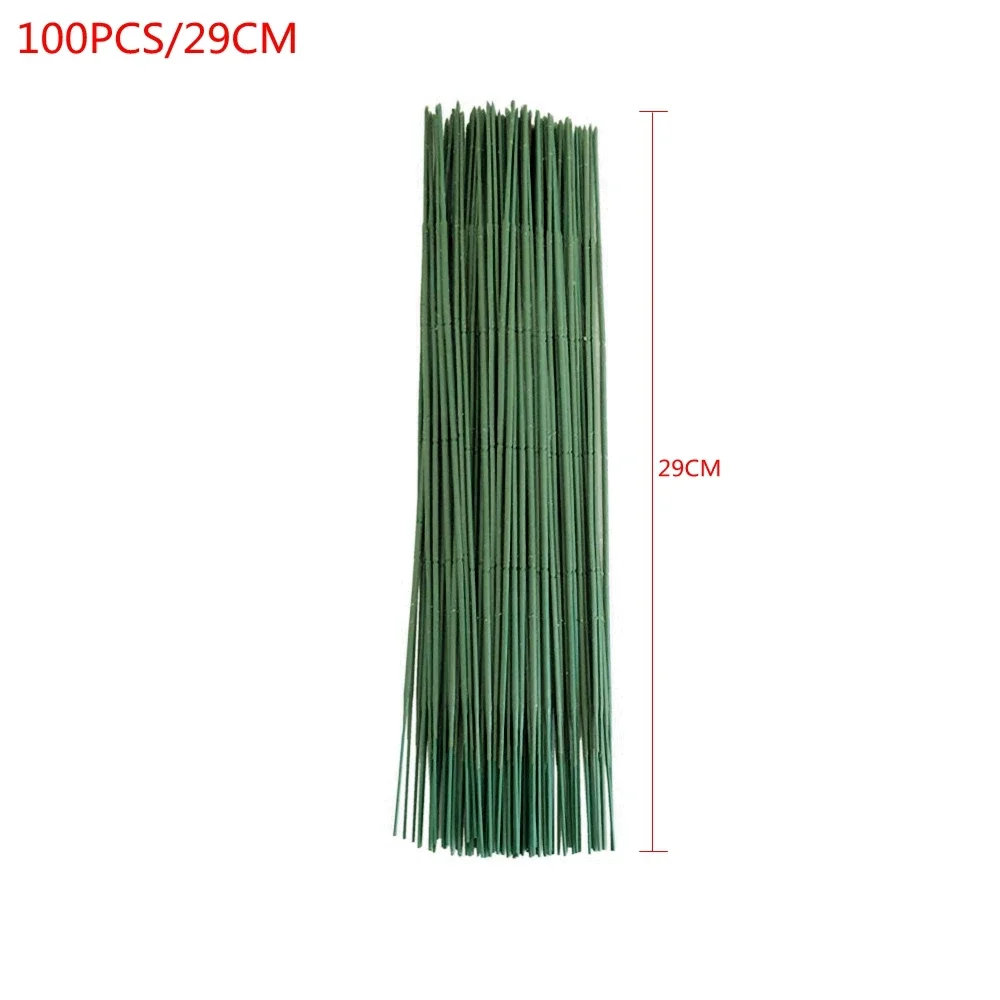 100PCS ประดิษฐ์ Potted Stem พล - Wire Stem Florist บทวิจารณ์และราคา