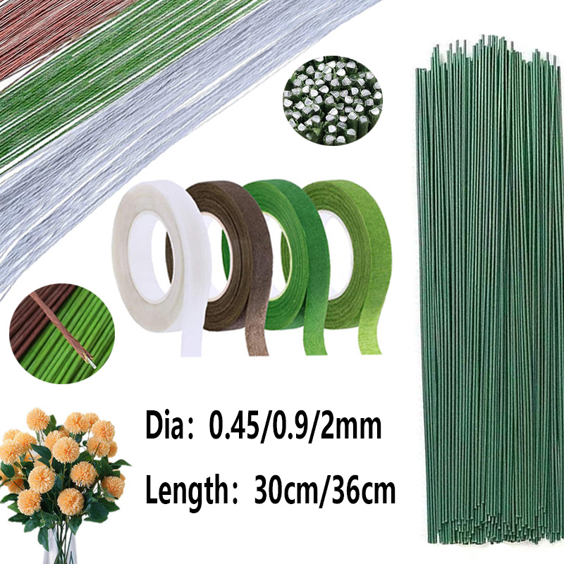 22/20 Gauge LightGreen ดอกไม้ล - Wire Stem Florist บทวิจารณ์และราคา