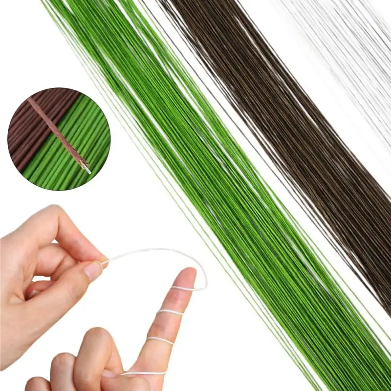 22/20 Gauge LightGreen ดอกไม้ล - Wire Stem Florist บทวิจารณ์และราคา