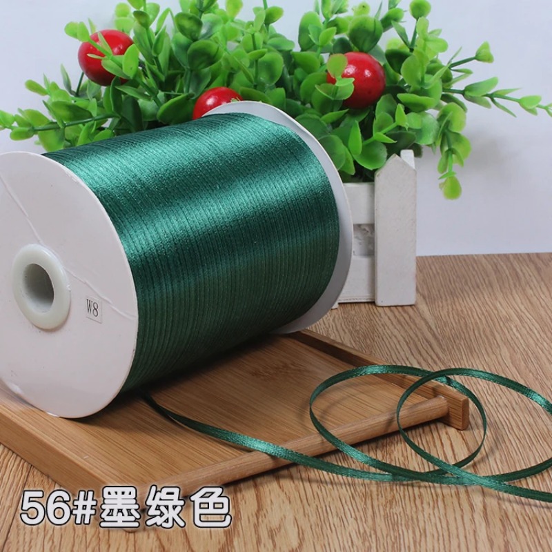 (10 เมตร/ม้วน) ริบบิ้นผ้าซาติน - Ribbon Wired Satin บทวิจารณ์และราคา