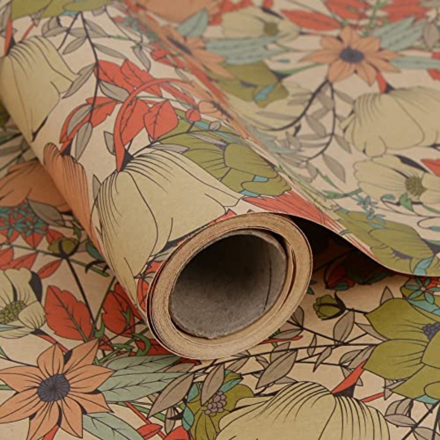 กระดาษห่อดอกไม้แบบม้วน ลายวินเ - Flower Wrap Kraft บทวิจารณ์และราคา