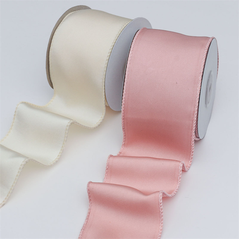 ริบบิ้นขอบลวดขนาด 63 มม. ยาว 2 - Ribbon Wired Satin บทวิจารณ์และราคา